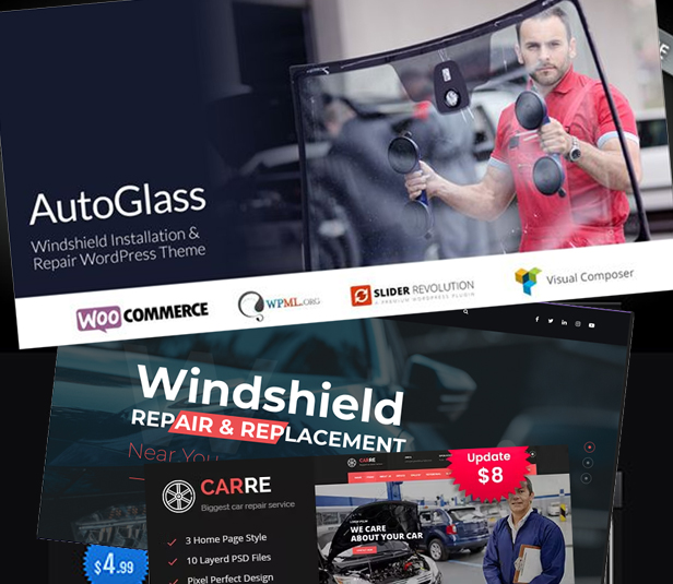 example websites created for bestcarglass.com.